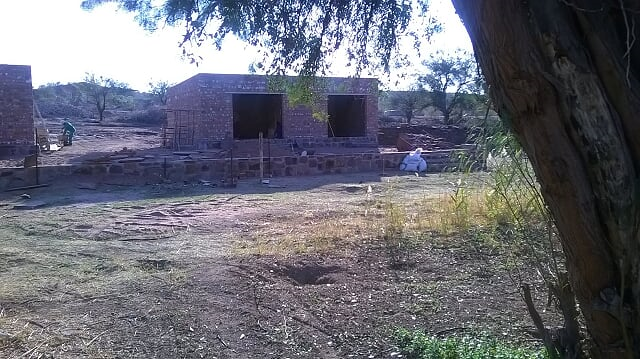Self-catering chalets being built - Front